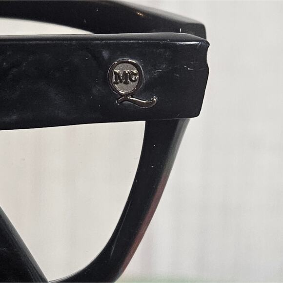Alexander McQueen MCQ0032 64H 145 - Black Handmade Acetate Eyeglasses Frames - Picture 8 of 10